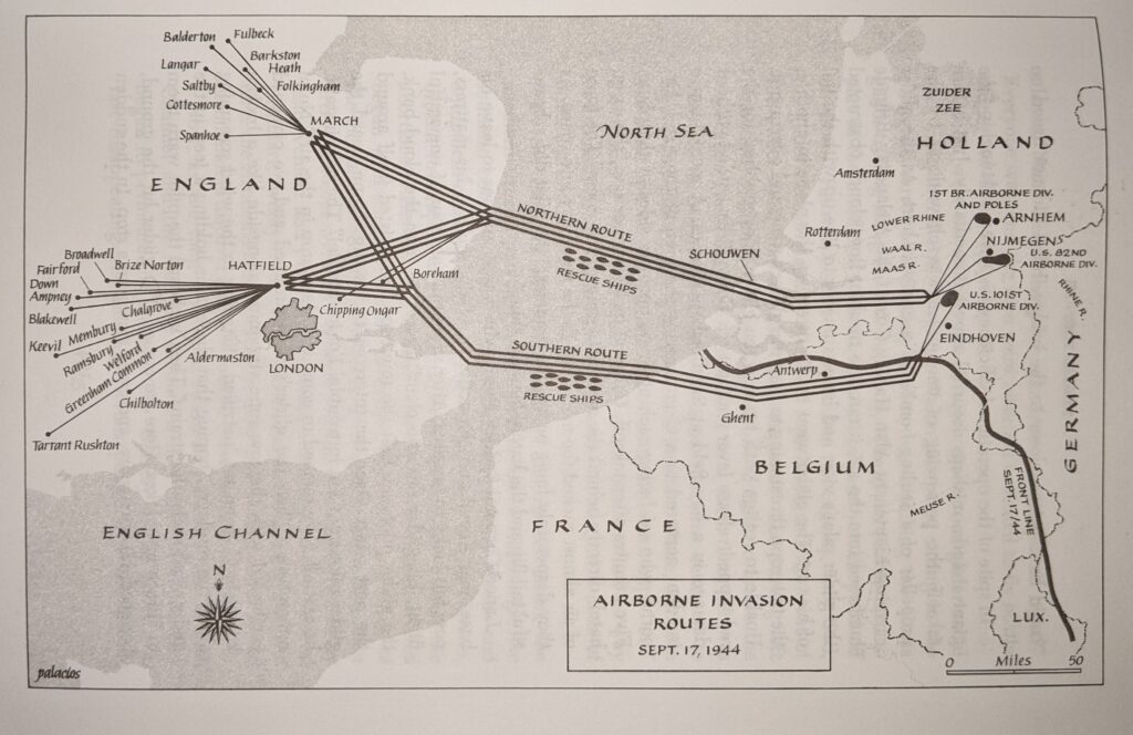 Map of Operation Market Garden